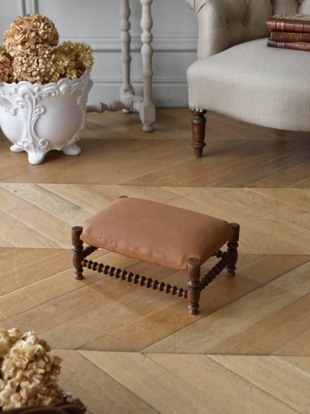 フランスアンティーク家具 フットスツール.7 フレンチチェア