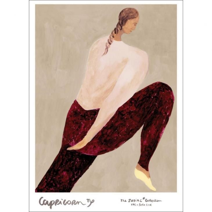 THE POSTER CLUB x SOFIA LIND | Capricorn 山羊座 | 50x70cm アート
