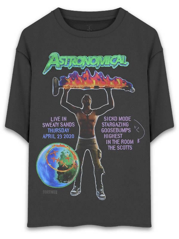 TRAVIS SCOTT x FORTNITE - BACK BRING T-SHIRT - SHINKIROU1.0