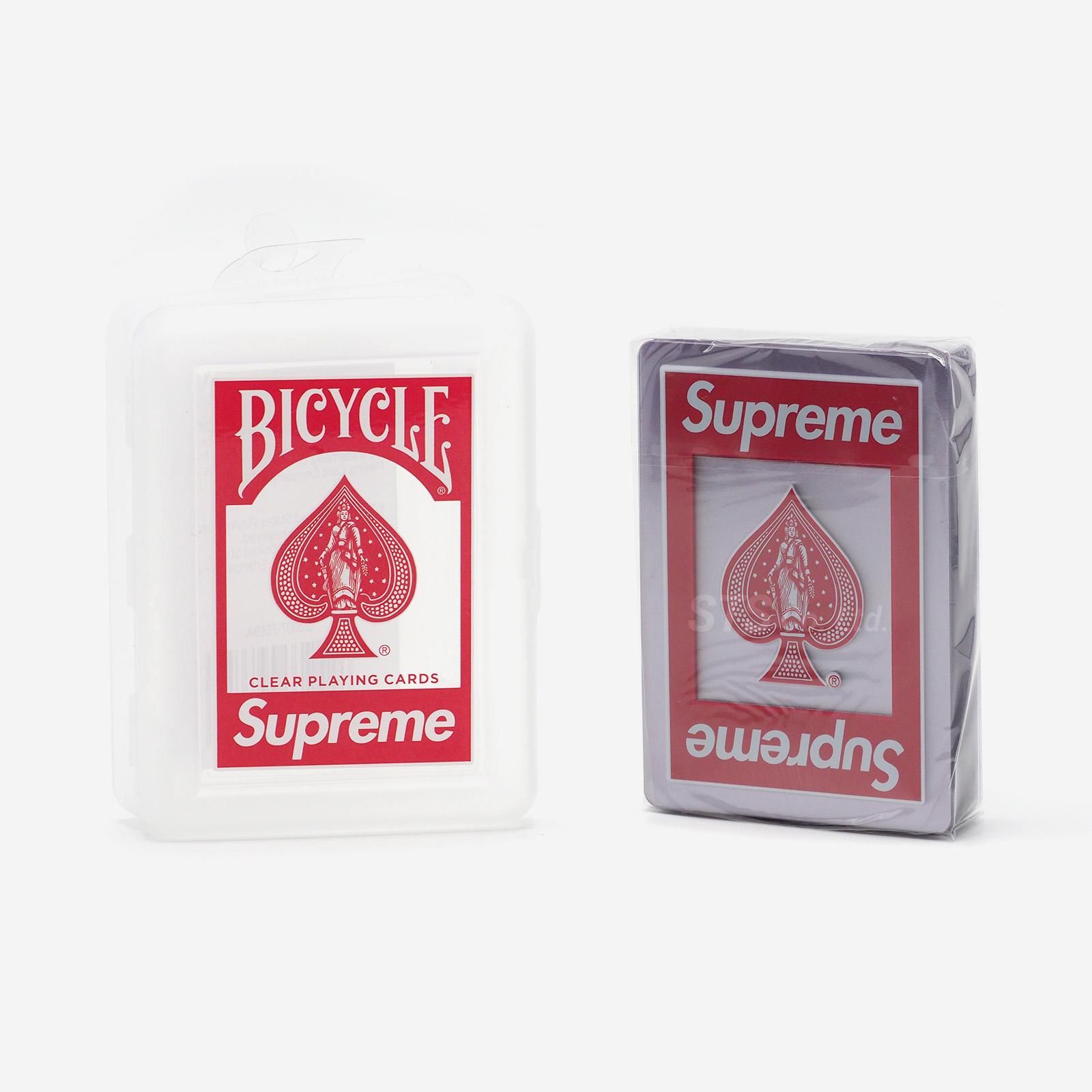 Supreme/Bicycle Clear Playing Cards - ParkSIDER