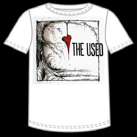 THE USED Hanging Heart, Tシャツ - バンドTシャツ専門店GARAPA-GOS
