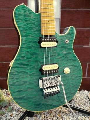 中古】 MUSIC MAN AXIS EX Transparent Blue ミュージックマン