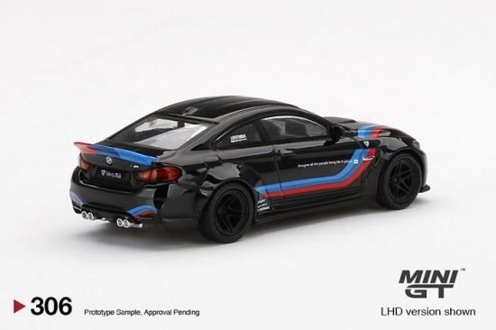 MINI GT 1/64 LB-WORKS BMW M4 Black W/M Stripe- ミニカー専門店 RideON