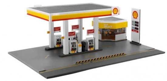 TINY CITY Bd17 Shell ガソリンスタンドジオラマ ミニカー専門店 RideON