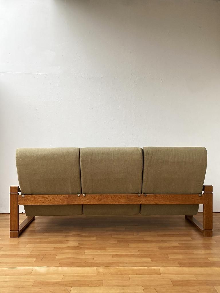 1960-70's ヴィンテージ ファブリック 3シーター ソファ
