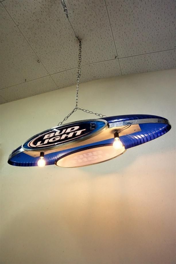 ヴィンテージ BUD LIGHT プールバーランプ - アンティーク、ビンテージ