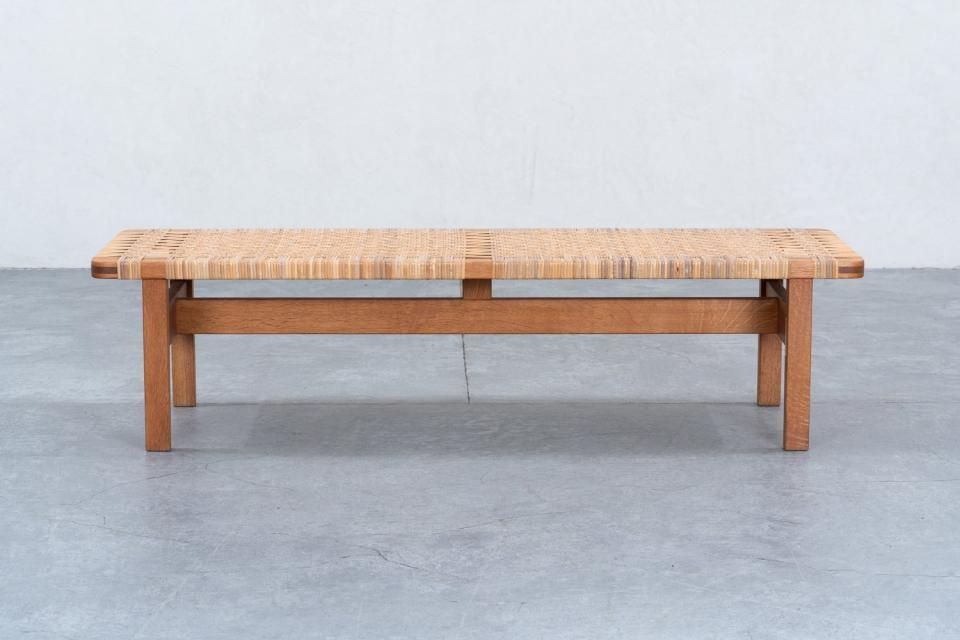 Borge Mogensen model.5272 ベンチ オーク ラタン | 北欧家具 haluta