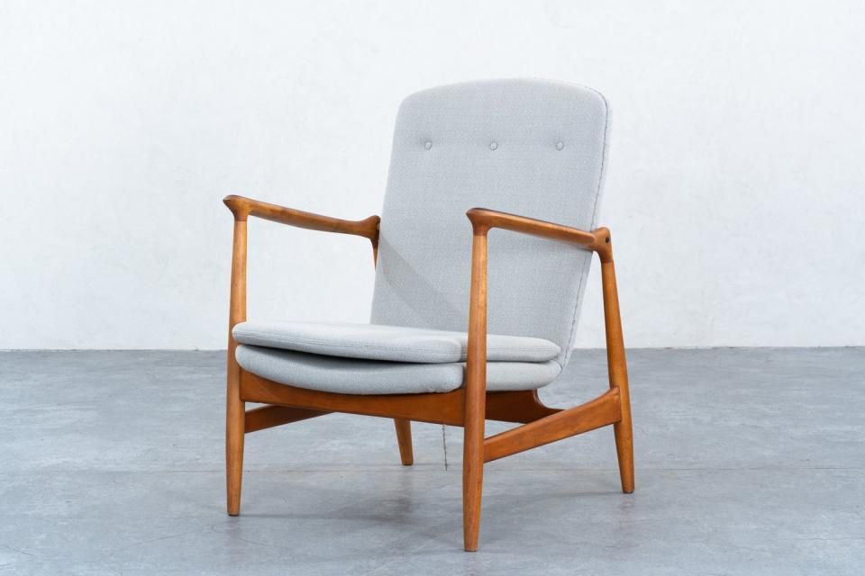 Finn Juhl BO98 イージーチェア ローズウッド ビーチ | 北欧家具