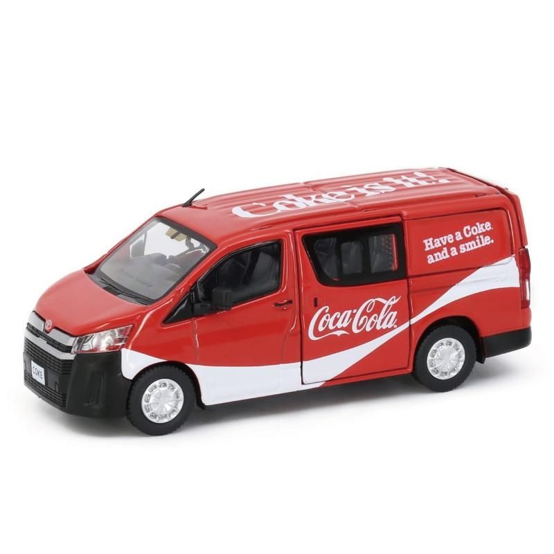 ミニカー TINY COKE034 トヨタ ハイエース Coca-Cola