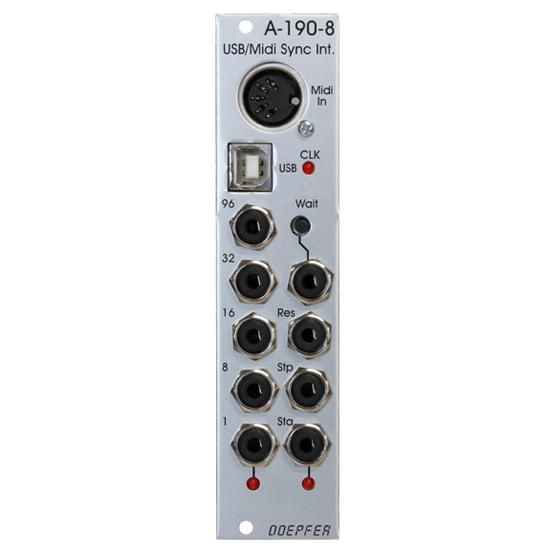 Doepfer A-190-8 USB/MIDI to Sync Interface | ユーロラック