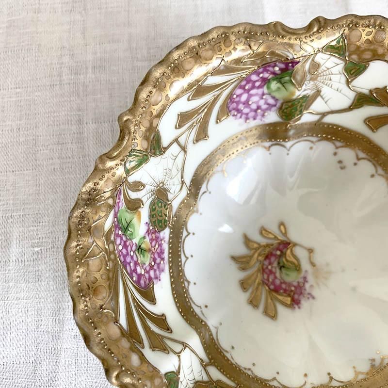 金彩 鼎小皿 小鉢 オールドノリタケ Noritake - soracoya（空小屋）