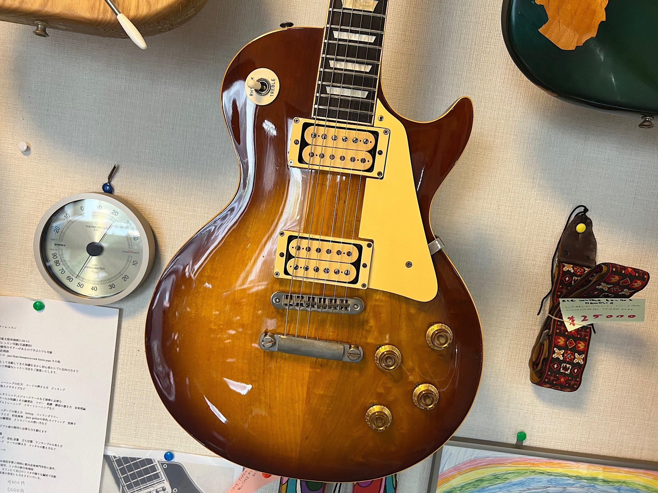 GRECO EG 77年 レスポール セミホローの虎目ボディ！ GRECO EG 77年 レス