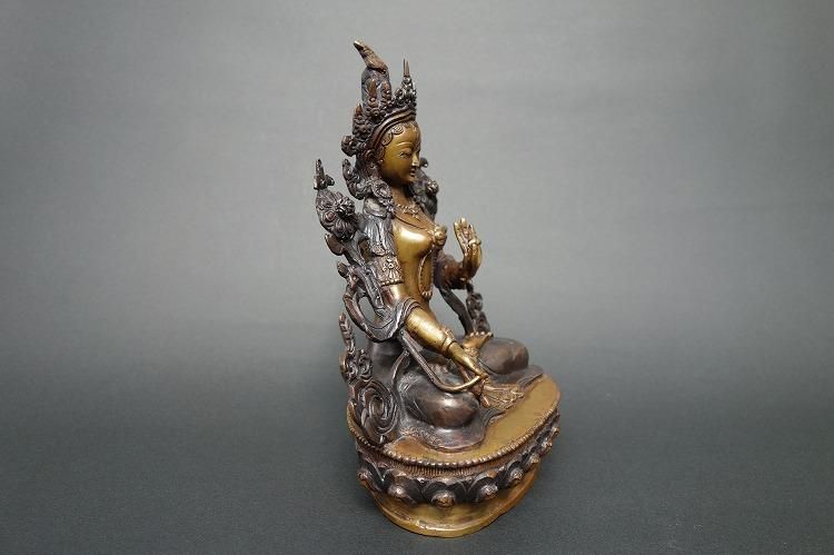 白多羅菩薩 （ホワイトターラ） 銅製 22cm｜大阪の仏像通販・販売なら