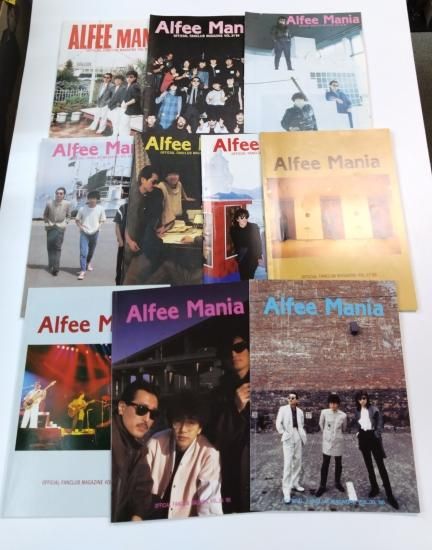 アルフィー ファンクラブ会報 ALFEE MANIA 20号から107号揃い
