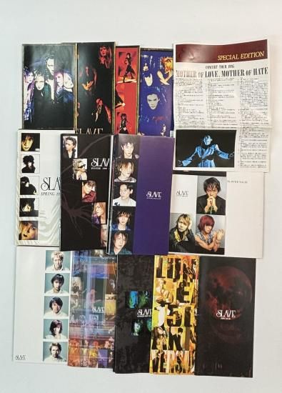 LUNA SEA ファンクラブ会報 SLAVE 創刊号から46号まで（7.5号含む