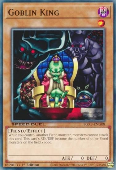 遊戯王 SGX3-ENG08 キングゴブリン Goblin King (英語版 1st Edition