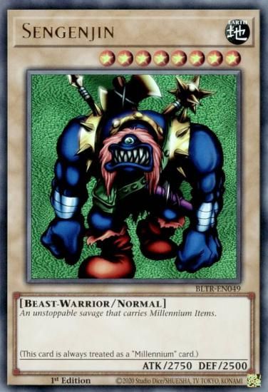 遊戯王 BLTR-EN049 千年原人 (英語版 1st Edition ウルトラレア