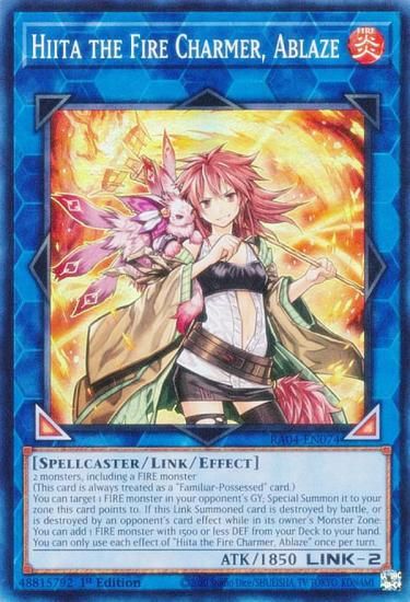遊戯王 RA04-EN074 灼熱の火霊使いヒータ (英語版 1st Edition