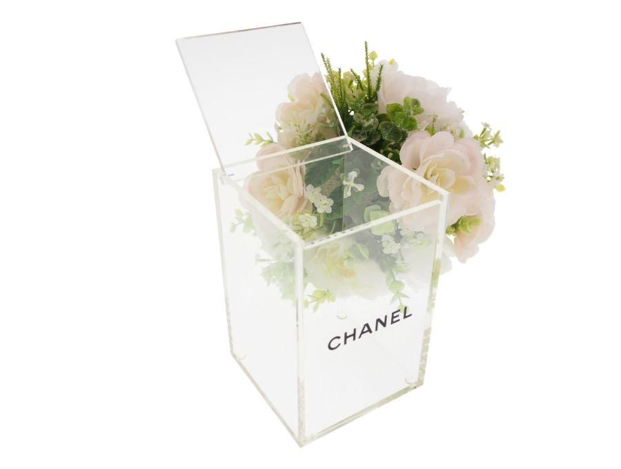 New 新品】シャネル CHANEL ノベルティ アクリルケース コスメボックス