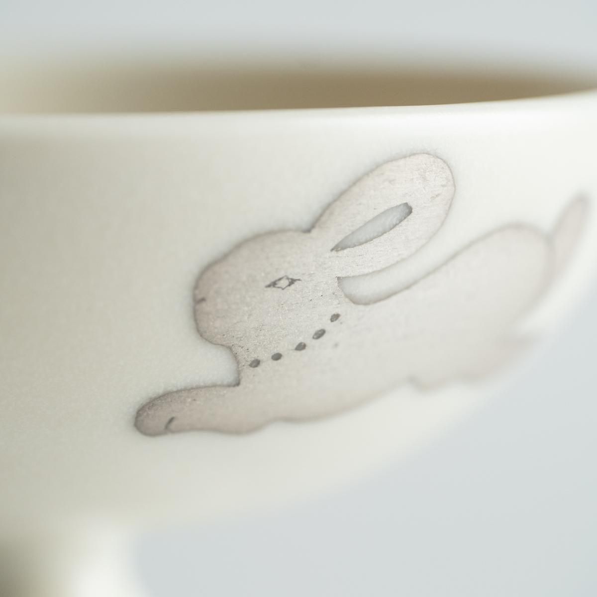 竹村聡子 銀獣高杯／ウサギ／昼 - alltid｜オルティッド 暮らしの道具