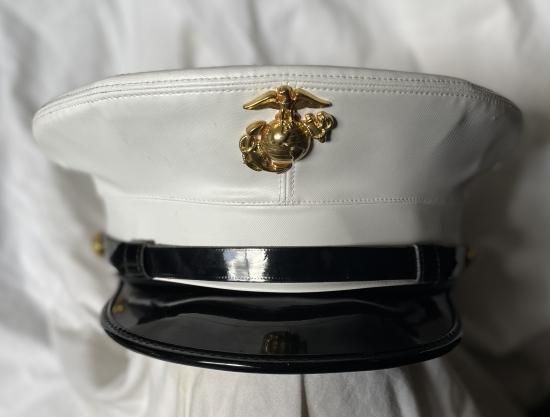 制帽] 米軍 ブルードレスキャップ 7サイズ55cm US MC海兵隊 全天候型