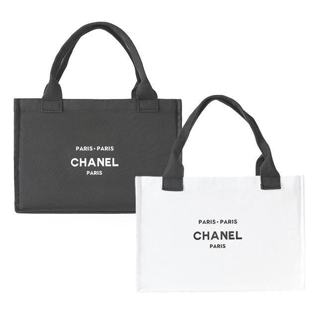 CHANEL シャネル ノベルティ海外限定商品 コスメ キャンバス トートバッグ