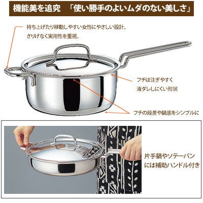 ジオプロダクト ソテーパン 25cm 全面7層構造 宮崎製作所 GEO-25ST【IH