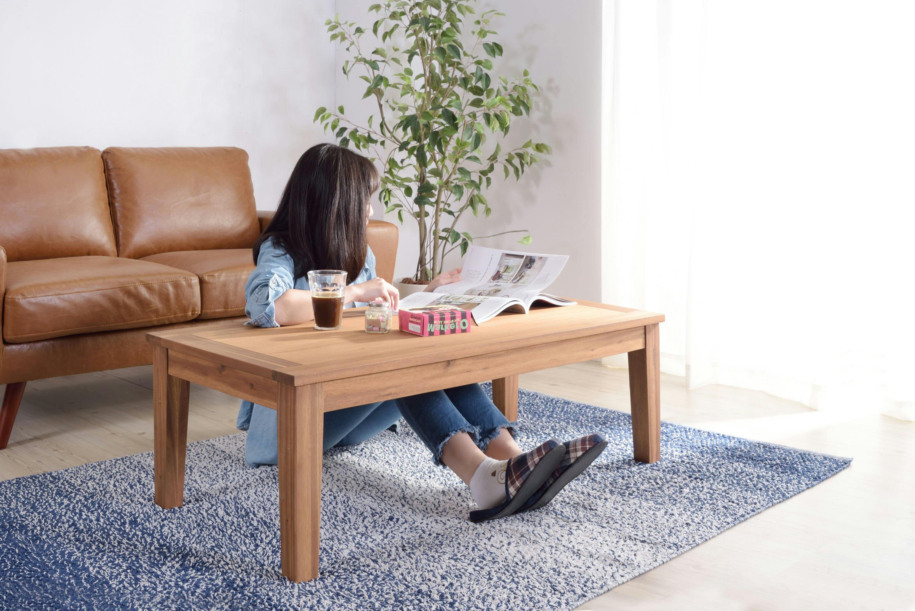 東谷 Room Essence アルンダ センターテーブルL ライトブラウン Size
