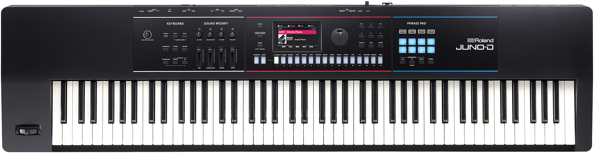 ROLAND 新 JUNO-D | 入門機の定番シンセが9年ぶりにリニューアル