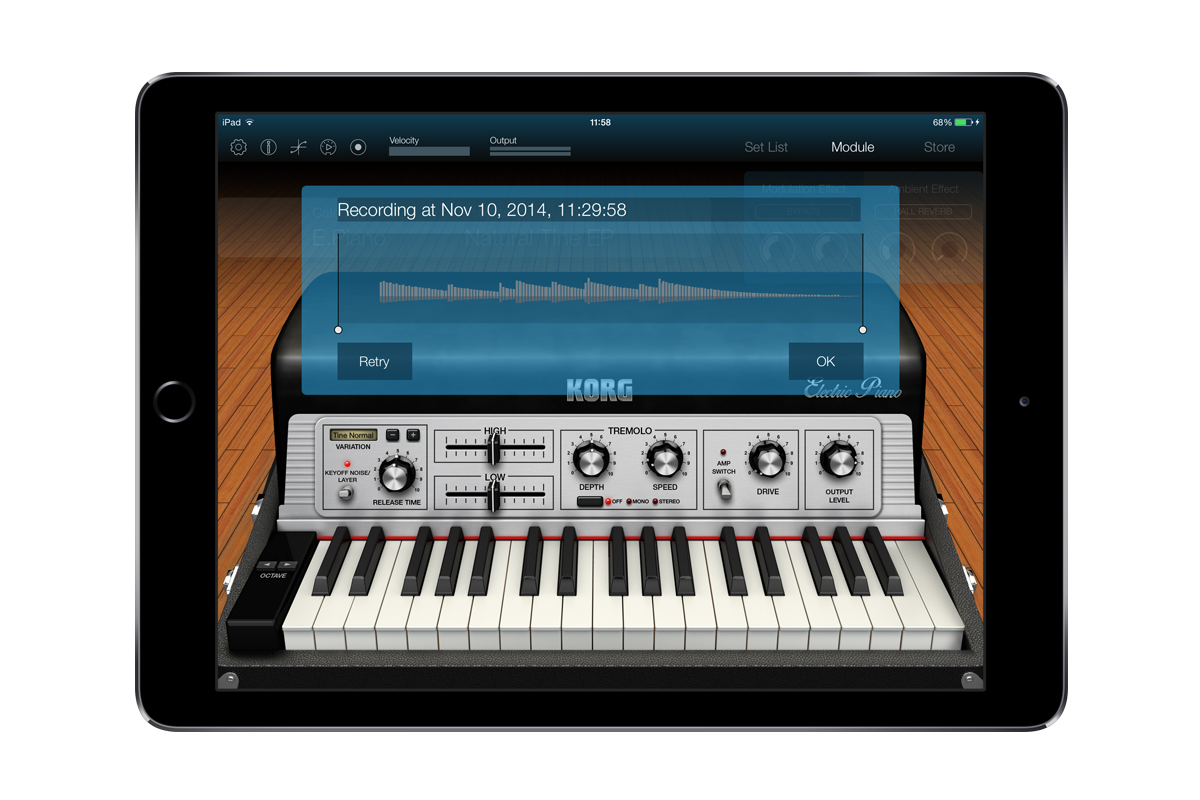 iPadが高品位なキーボードサウンド音源モジュールに！KORG「Module