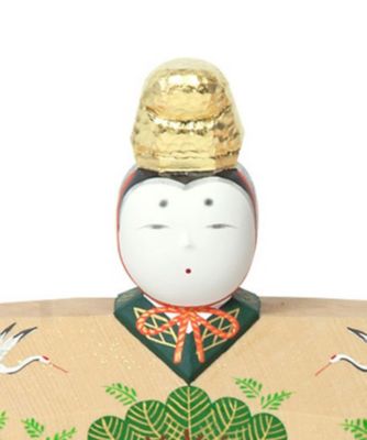 送料無料】奈良一刀彫 鐵山作 立雛6．5号（三越） | 鐵山/テツザン