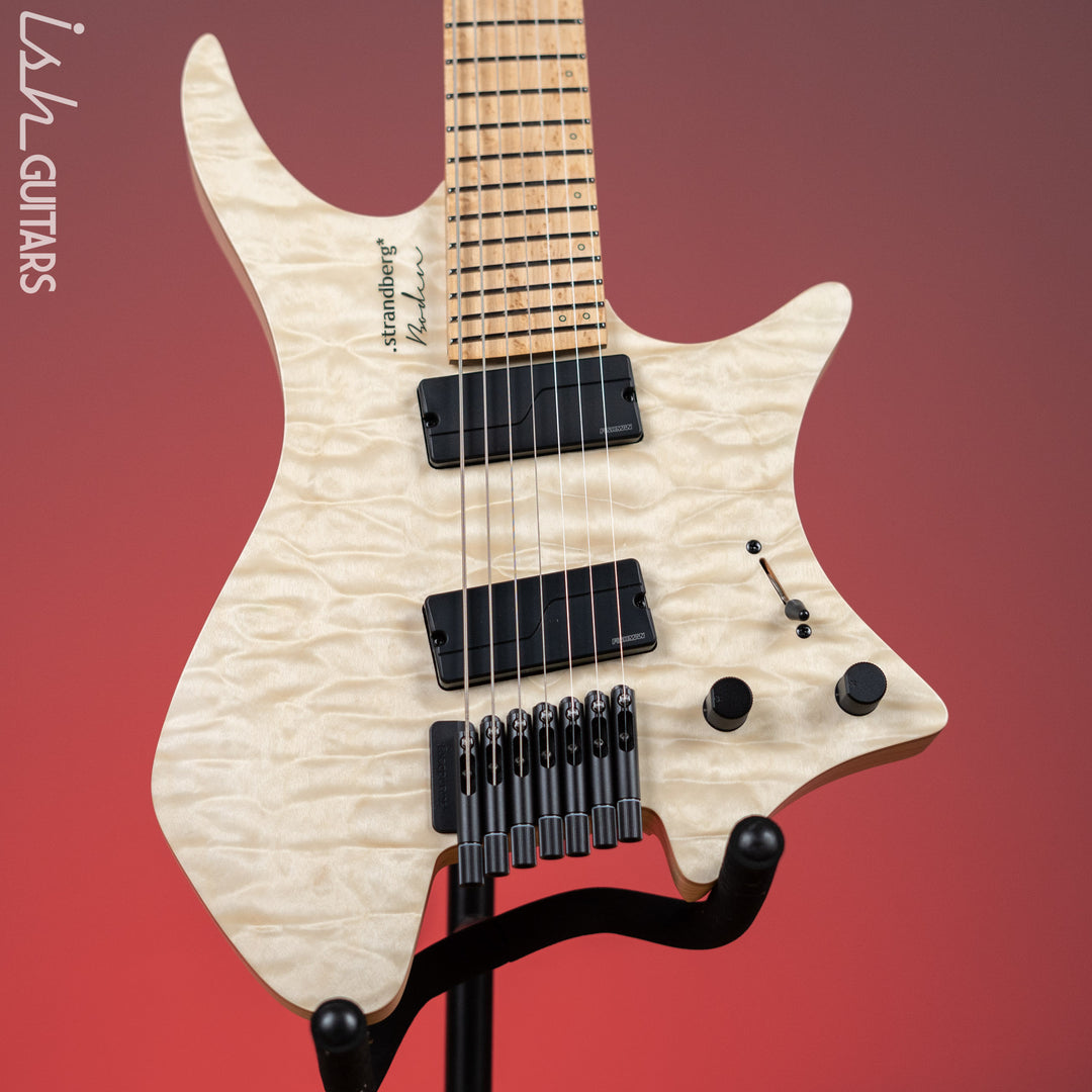 Strandberg Boden Original NX 7 Natural Quilted Maple – Ish Guitars