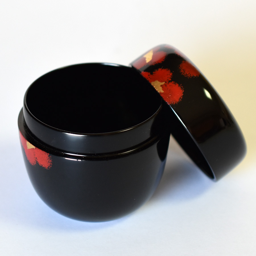棗 紅白華 ／漆塗りなつめ お茶道具 【製造中止】 漆器の井助