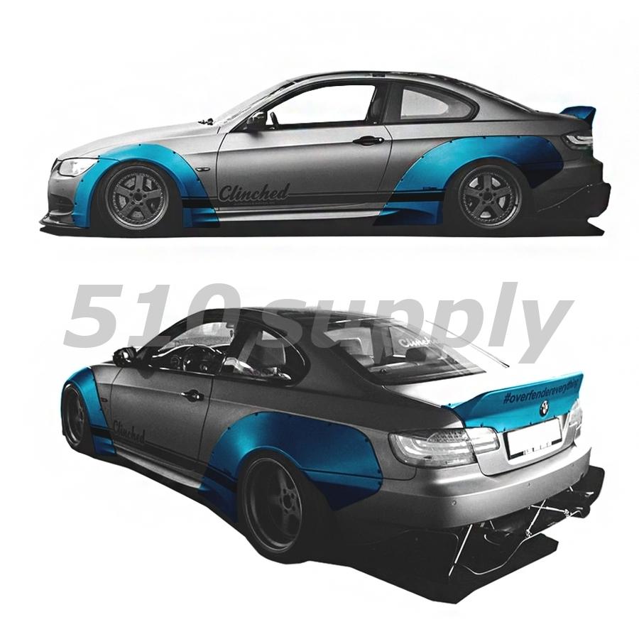BMW オーバーフェンダーフルキット BMW 3シリーズ E92 ABS製 CLINCHED