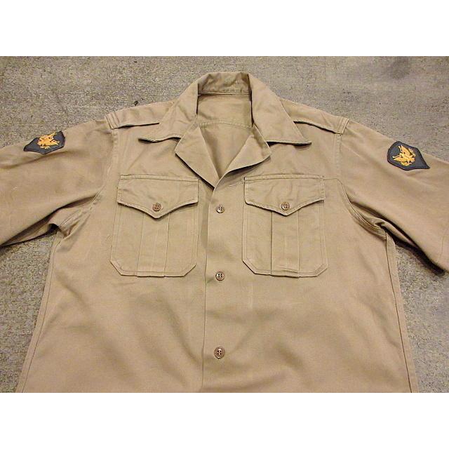 ビンテージ50's☆U.S.ARMY 半袖チノシャツ Size S☆190728s1ミリタリー