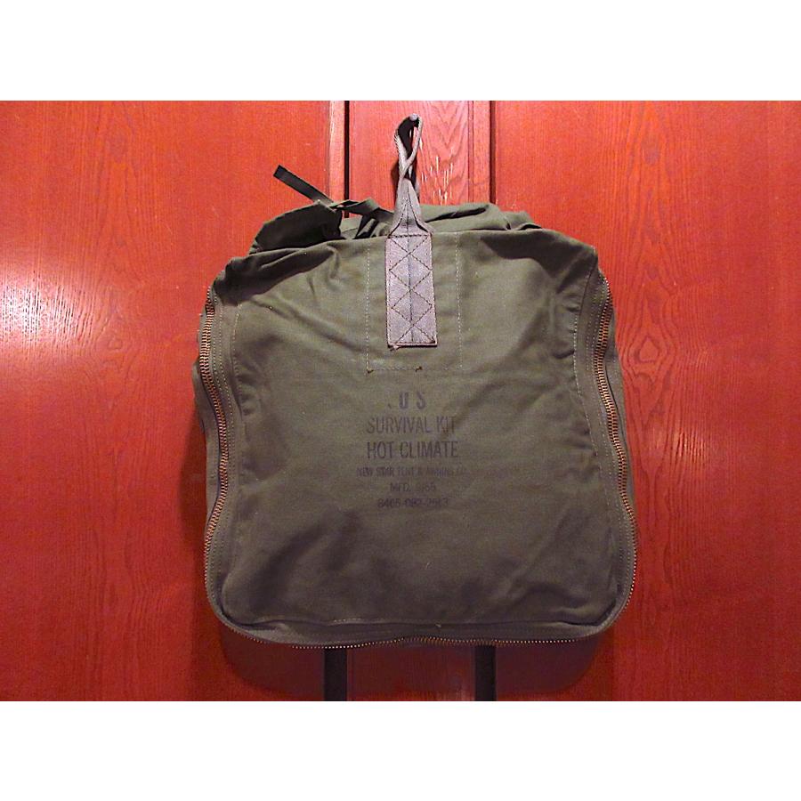 ビンテージ60's○DEADSTOCK? U.S.ARMYサバイバルキットバッグB