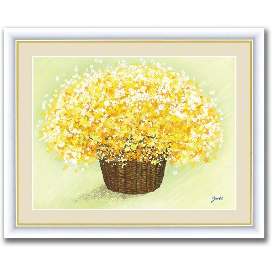 幸せのカラーで描く風水インテリア『しあわせのブーケ』 絵画 花の絵