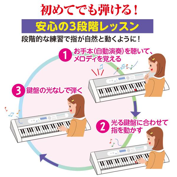 CASIO（カシオ） 楽らくキーボード LK-536 ユーキャンオリジナル CASIO