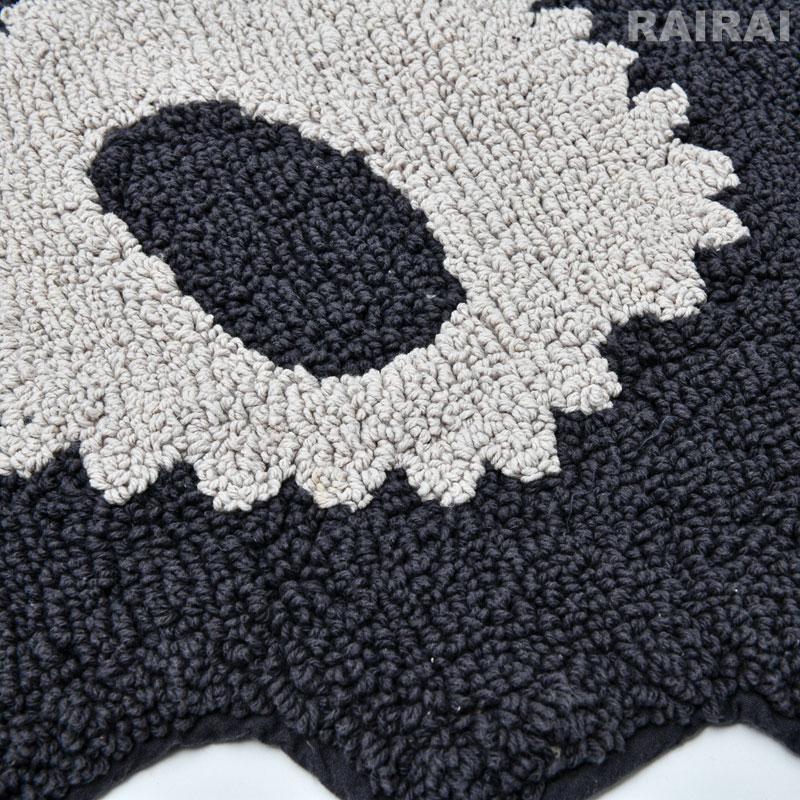 marimekko（マリメッコ） バスマット 73×74cm ウニッコ ブラック