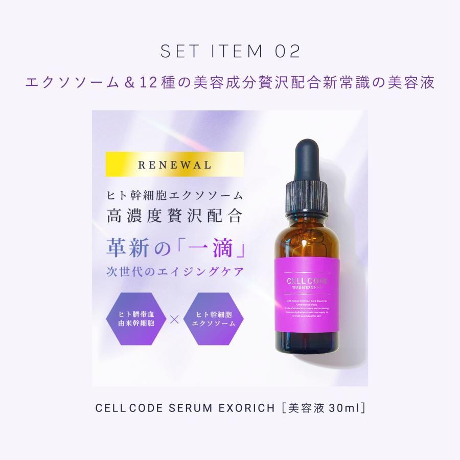 CELL CODE（セルコード） スキンケア基本3点セット ヒト幹細胞