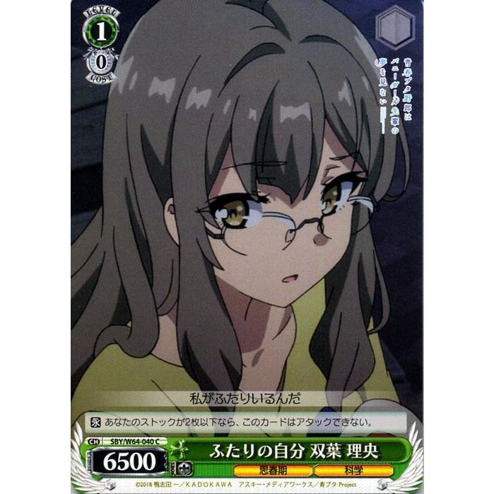 ヴァイスシュヴァルツ 青春ブタ野郎はバニーガール先輩の夢を見ない