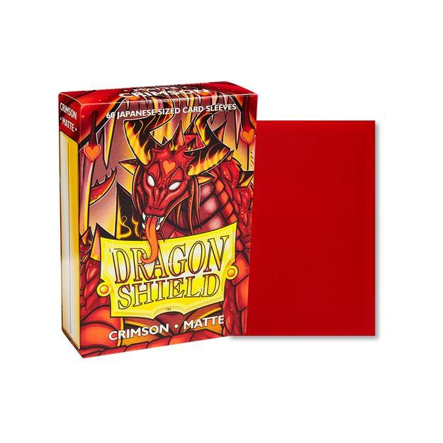 ドラゴンシールド マット ジャパニーズサイズ クリムゾン 60枚入り