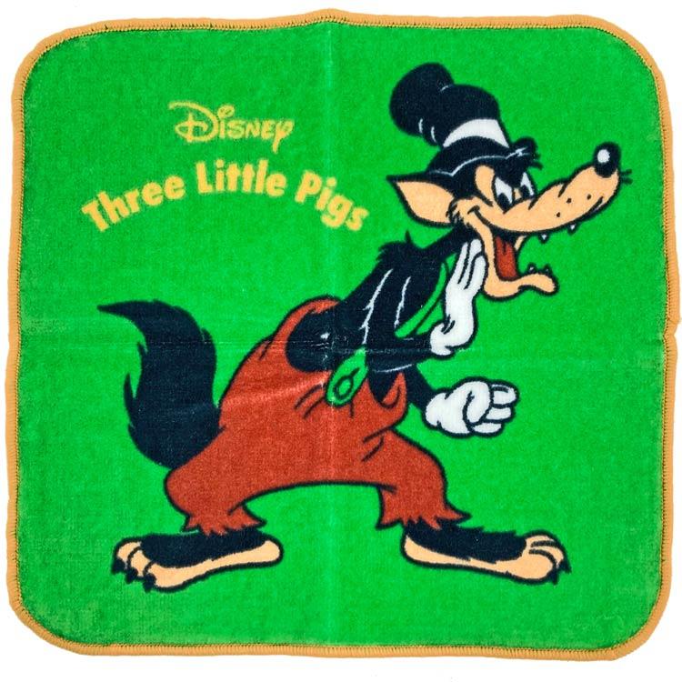 3匹の子ぶた プチタオル ビッグバッドウルフ 064329 Disney ディズニー