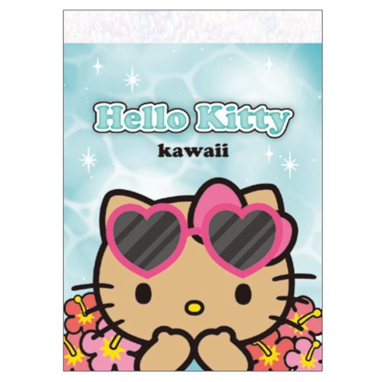 ハローキティ ミニメモ SEA 072816 日焼けデザイン Hello Kitty
