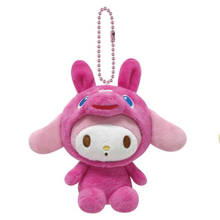 マイメロディ ボールチェーンマスコット ぬいぐるみ ダイカット