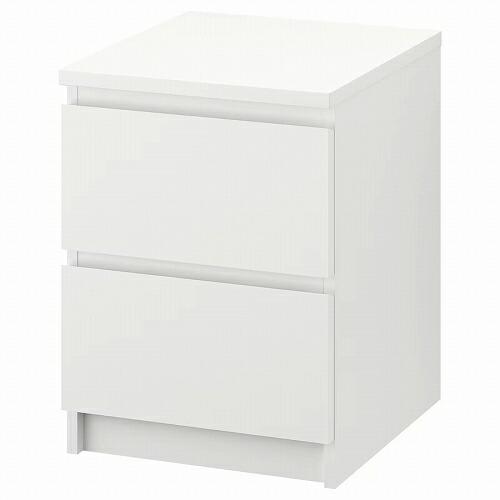 イケア（IKEA） チェスト（引き出し×2） ホワイト 白 40x55cm 10354642