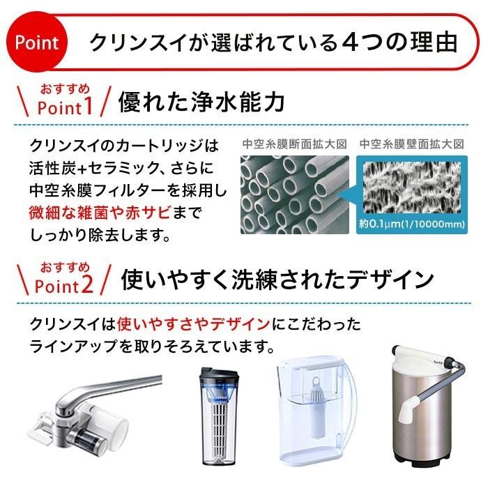 クリンスイ TVCM公開中 蛇口直結型 浄水器 カートリッジ HGC9SW 2箱(計
