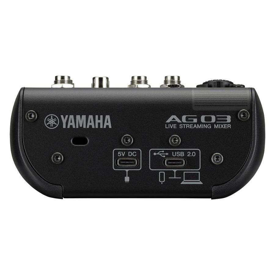 YAMAHA（ヤマハ） YAMAHA AG03 MK2 B 3チャンネル ライブ