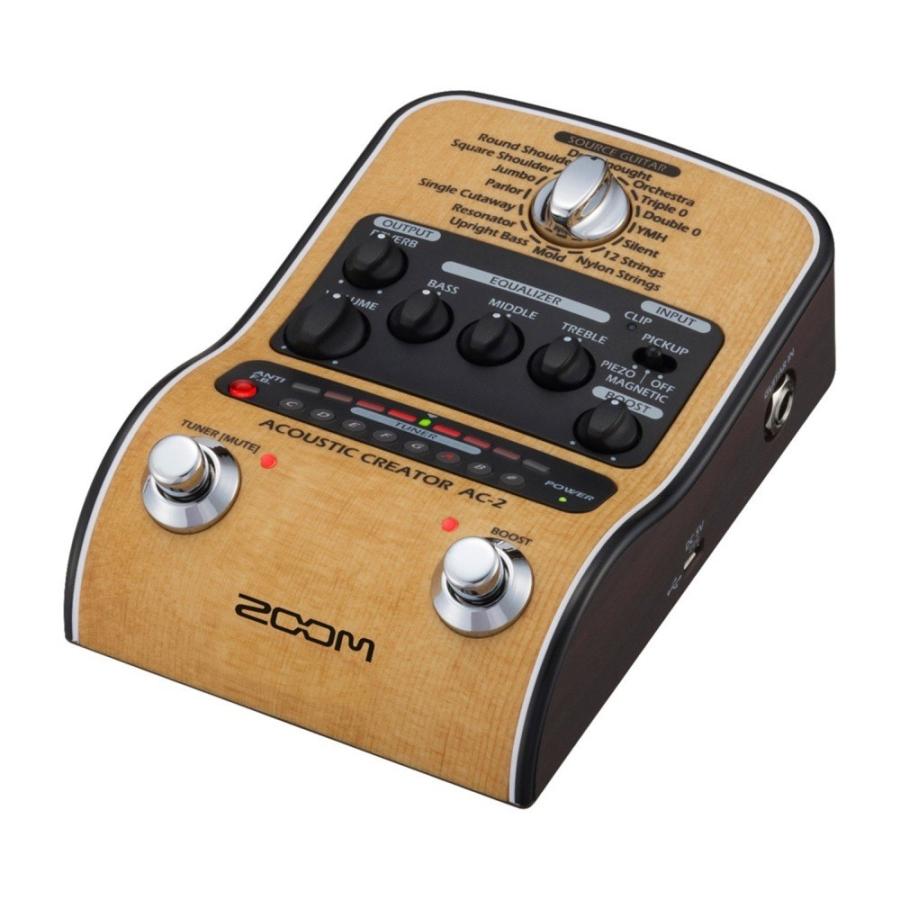 ズーム プリアンプ ZOOM AC-2 Acoustic Creator プリアンプ