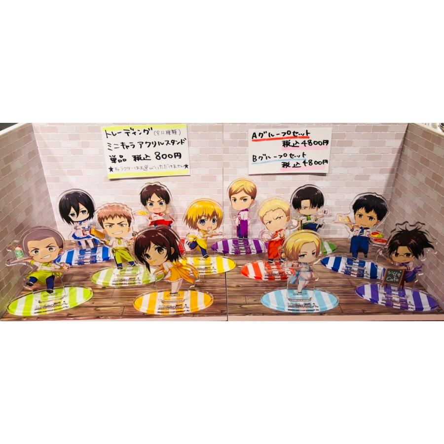 ミニキャラグッズアクリルスタンド6種コンプ : キャラウムカフェYahoo